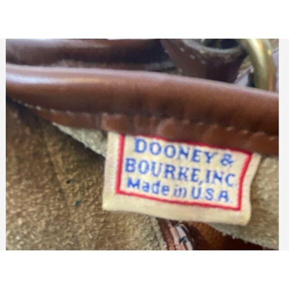 Vintage Dooney & Bourke AWL Leather Crossbody Satchel - Picture 2 of 6